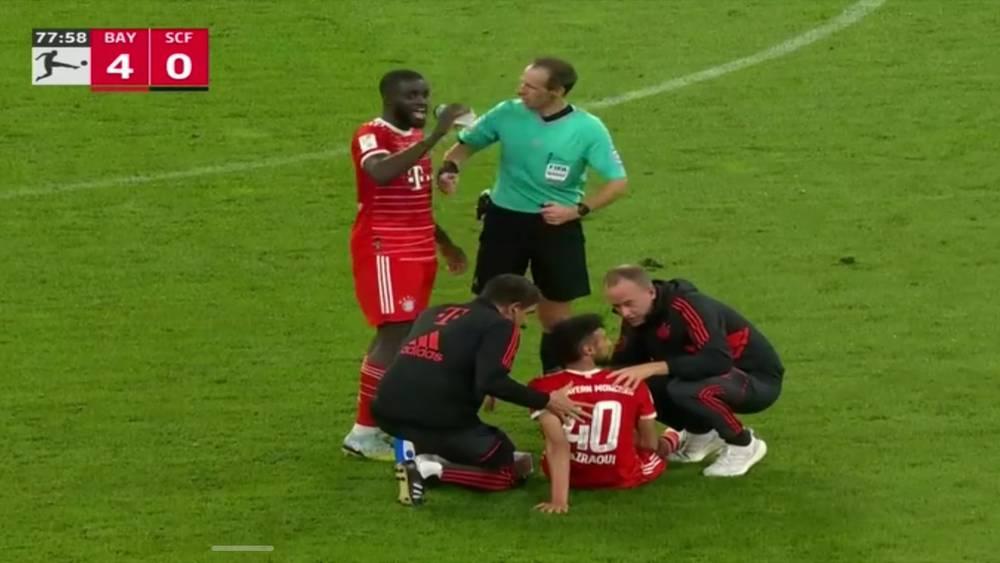 مزراوي يصاب ويطلب استبداله في مباراة بايرن ميونيخ ضد فرايبورغ