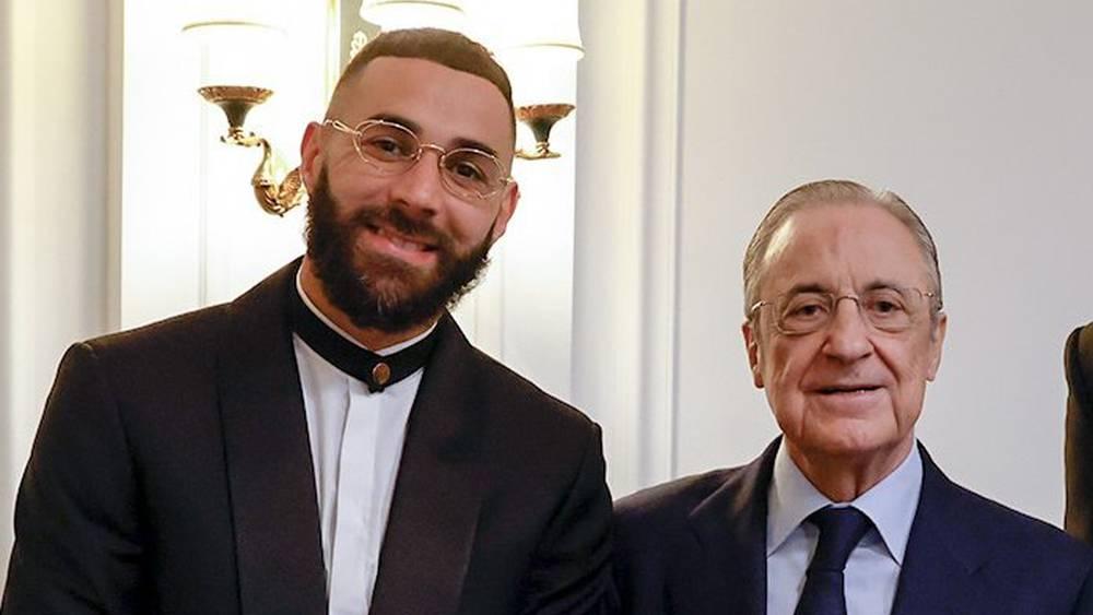 فلورنتينو بيريز: "هناك قصة حب بين الكرة الذهبية وريال مدريد مثل علاقة نادينا بدوري أبطال أوروبا"