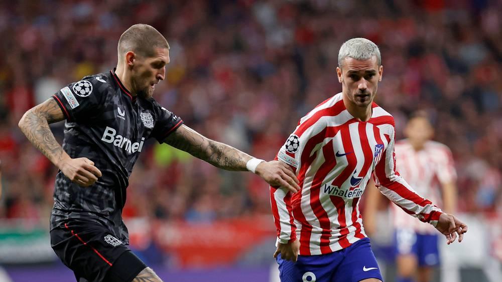 أتلتيكو مدريد يقصى من دوري الأبطال بعد تعادله مع باير ليفركوزن وينافس على بطاقة التأهل للدوري الأوروبي