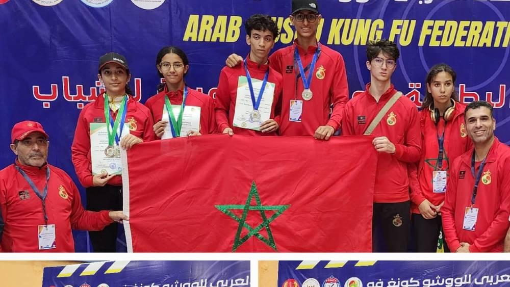 Wushu Kung Fu - 5 médaillés marocains aux championnats arabes juniors