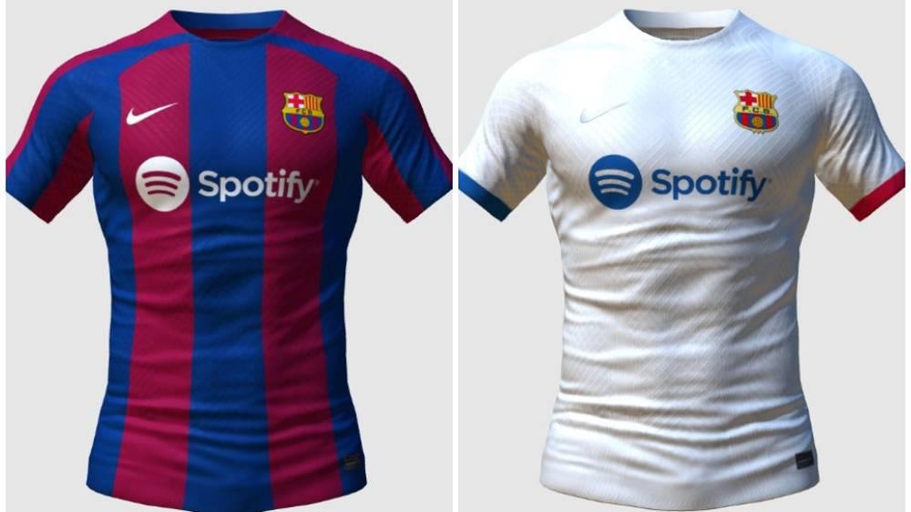 تسريب أول صور لقمصان نادي برشلونة في الموسم المقبل 2023-24