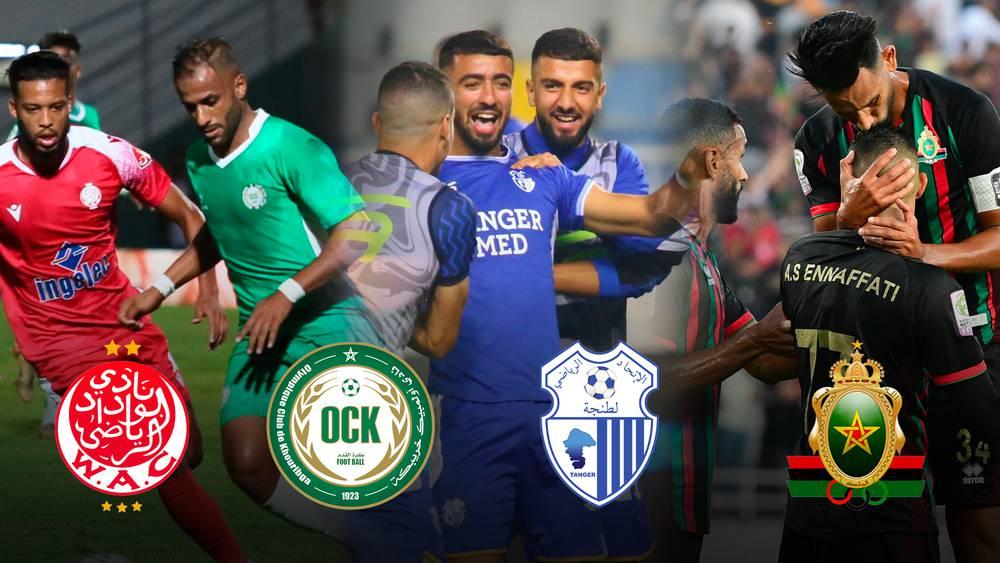 Botola Pro "INWI" - Quatre équipes, deux trajectoires opposées