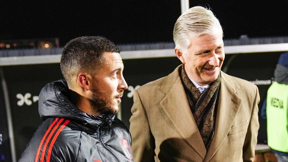 الملك فيليب يزور تداريب المنتخب البلجيكي قبل سفره إلى الكويت للقاء مصر وديًا