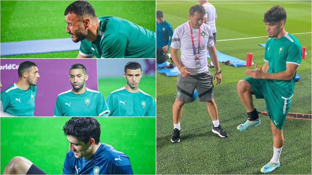 بعد الفوز على جورجيا.. المنتخب المغربي يجري حصة تدريبية لإزالة العياء والزلزولي يخوض تمارين فردية لتجهيزه قبل مواجهة كرواتيا