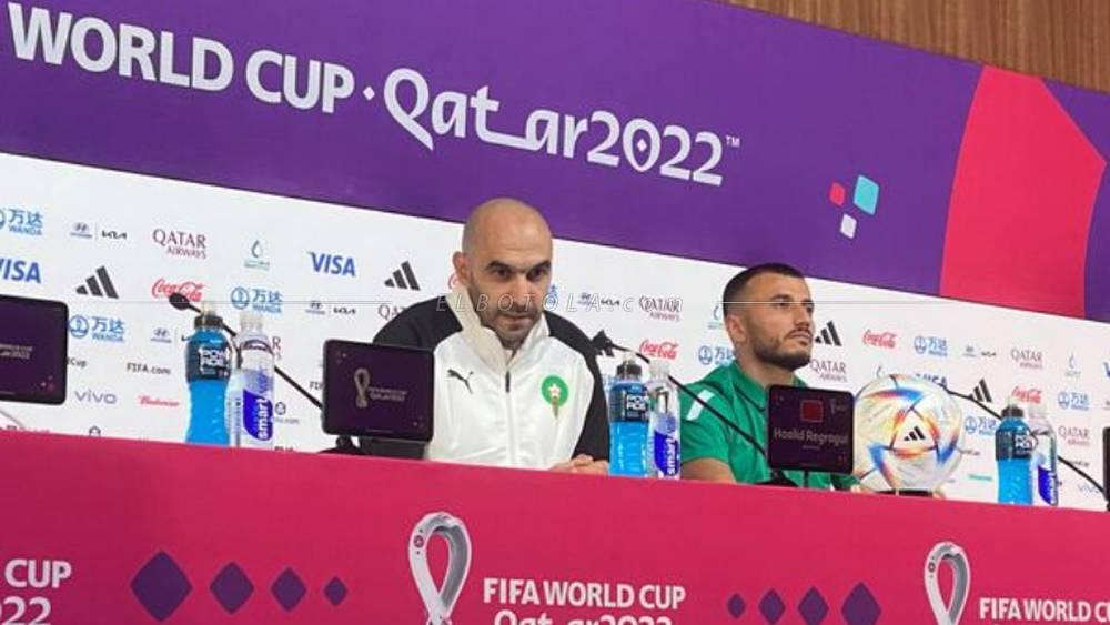 الركراكي: "شجعنا المنتخب السنغالي وكنا نتمنى فوزه على هولندا والمغرب يتواجد في مجموعة الموت"