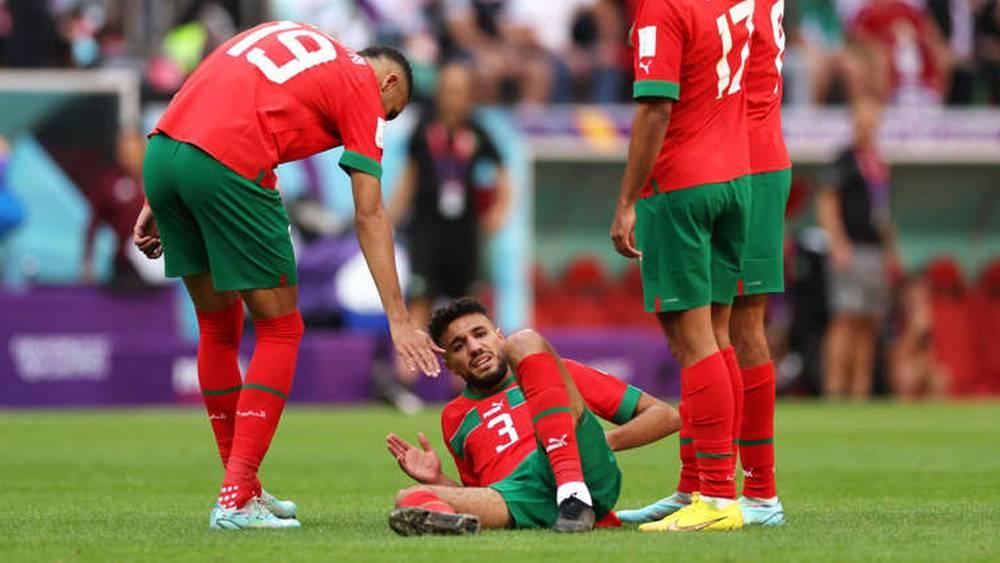 Mountakhab - Noussair Mazraoui incertain face à la Belgique