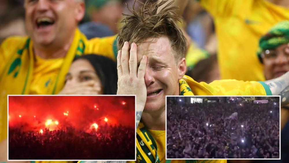 فيديو/ شوارع أستراليا تشتعل "فرحًا" بالتأهل رغم انتهاء المباراة ضد الدنمارك بعد الثالثة فجرًا