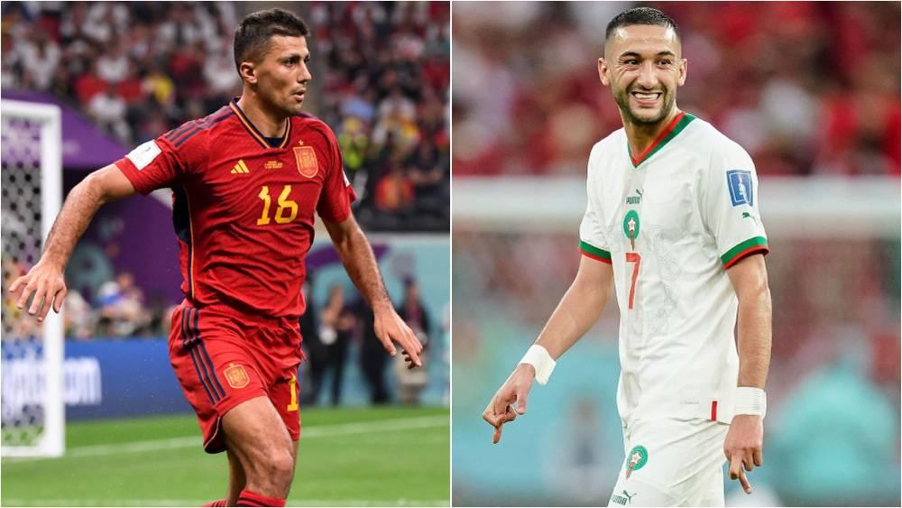 الإسباني رودريغو عن زياش: "إنه لاعب رائع وأنا أعرفه جيدًا.. هو مفتاح المنتخب المغربي ولديه الكثير من مهارات التسديد"