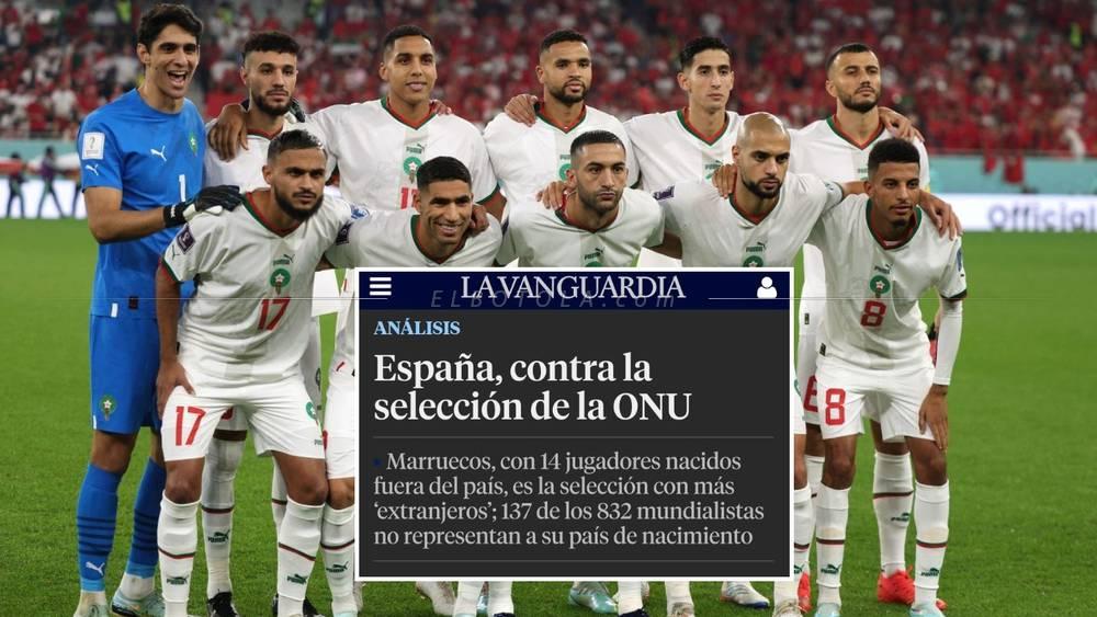 في تقرير "مخز".. صحيفة "لا فانغوارديا" تنقل كراهية وحقد الإسبان ضد المغرب وتصف "الأسود" بمنتخب "الأمم المتحدة"!