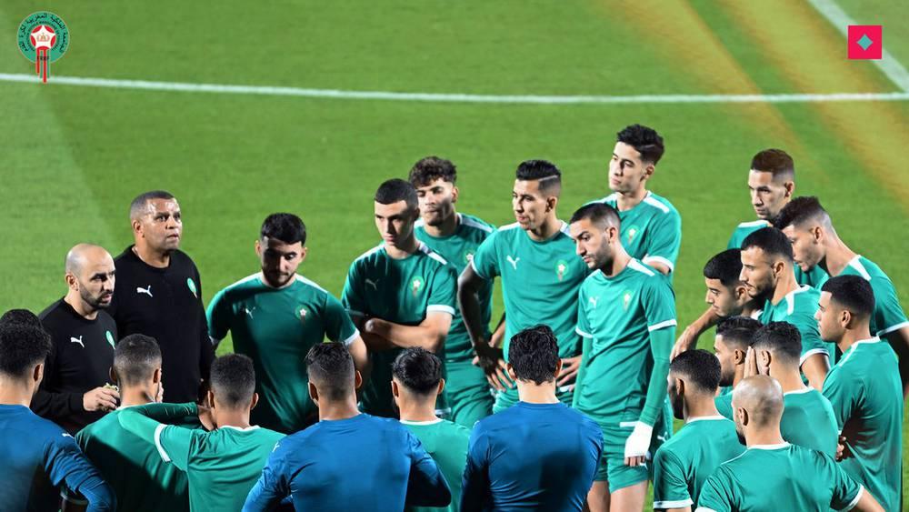 المنتخب المغربي يُنهي مساء اليوم الأحد حصته التدريبية المُغلقة تأهباً لمباراة إسبانيا