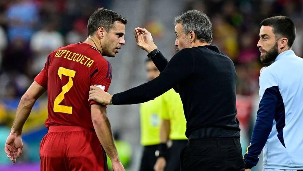 إنريكي يأمل استعادة أزبيليكويتا أمام المغرب لعدم اقتناعه بأداء كارفخال