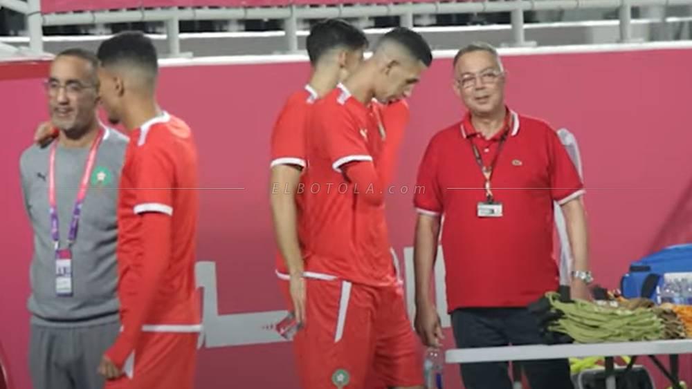 بحضور رئيس الجامعة فوزي لقجع.. "الأسود" يخوضون آخر حصصهم التدريبية تأهبا لمواجهة البرتغال غدا السبت