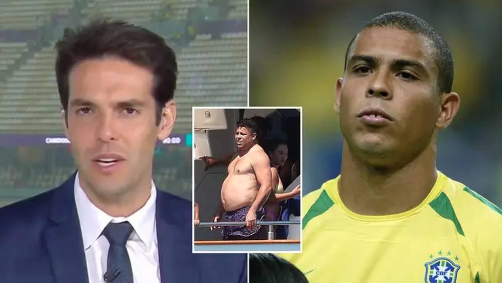 كاكا: "رونالدو بالنسبة للعالم هو أسطورة ولكن لبعض البرازيليين مجرد شخص بدين يسير في الشارع"