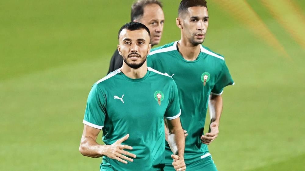 غانم سايس حاضر في الحصة التدريبية الأخيرة للمنتخب المغربي تأهبا لملاقاة فرنسا