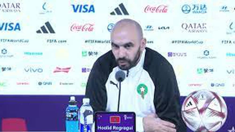 Maroc/Croatie – Regragui : ‘’On est à la place du con’’