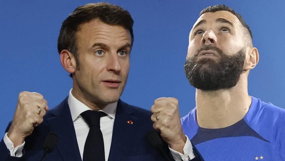 تقارير/ كريم بنزيما يرفض دعوة الرئيس الفرنسي لحضور نهائي كأس العالم