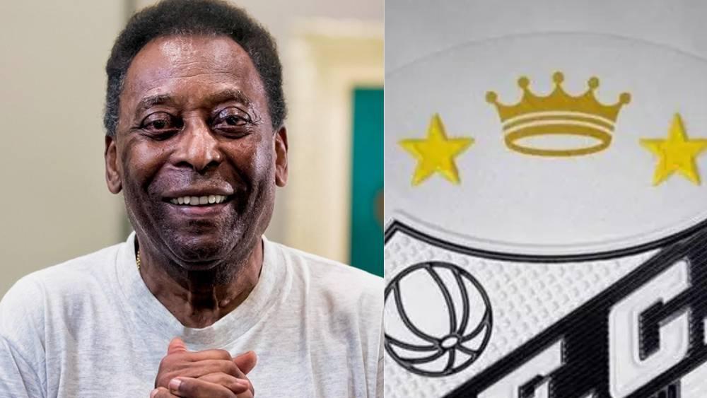 رسميًا/ سانتوس يضع "تاجًا" على شعاره تكريمًا للملك "بيليه" ويُجهز "نعشًا ذهبيًا" لجنازته