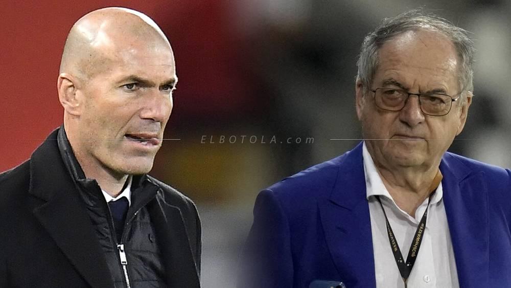 لوغريت (رئيس الاتحاد الفرنسي): "أعتذر عن تصريحاتي ضد زيدان والتي لا تعكس أفكاري وتقديري له كلاعب ومدرب"