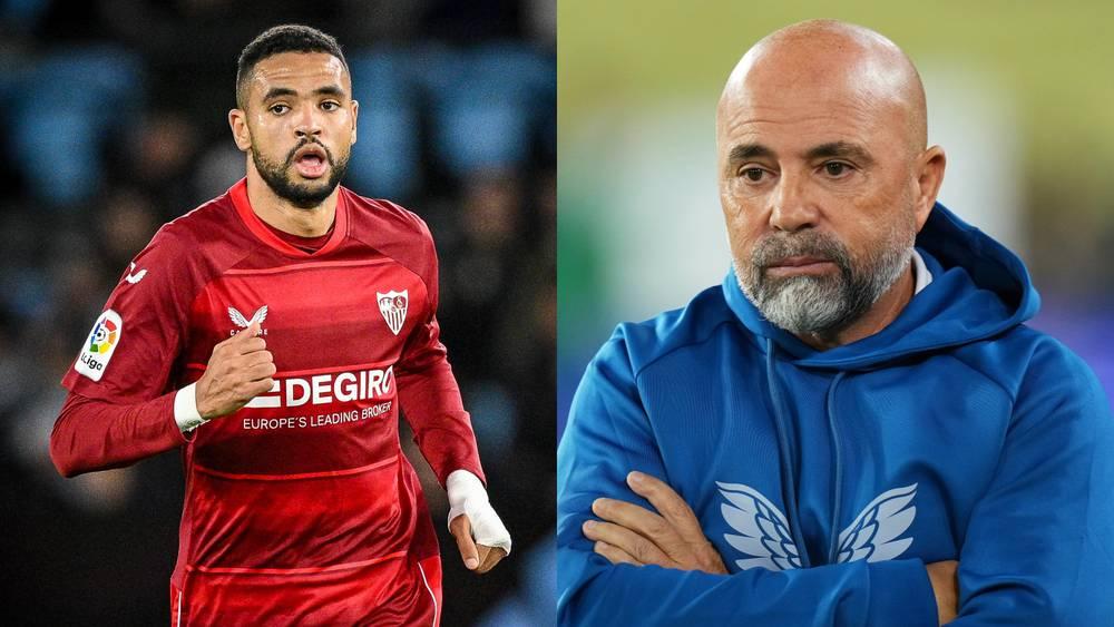 سامباولي مدرب إشبيلية: "آمل أن يسجل النصيري 20 هدفًا ويساعدنا على الخروج من الوضع الذي نحن فيه"