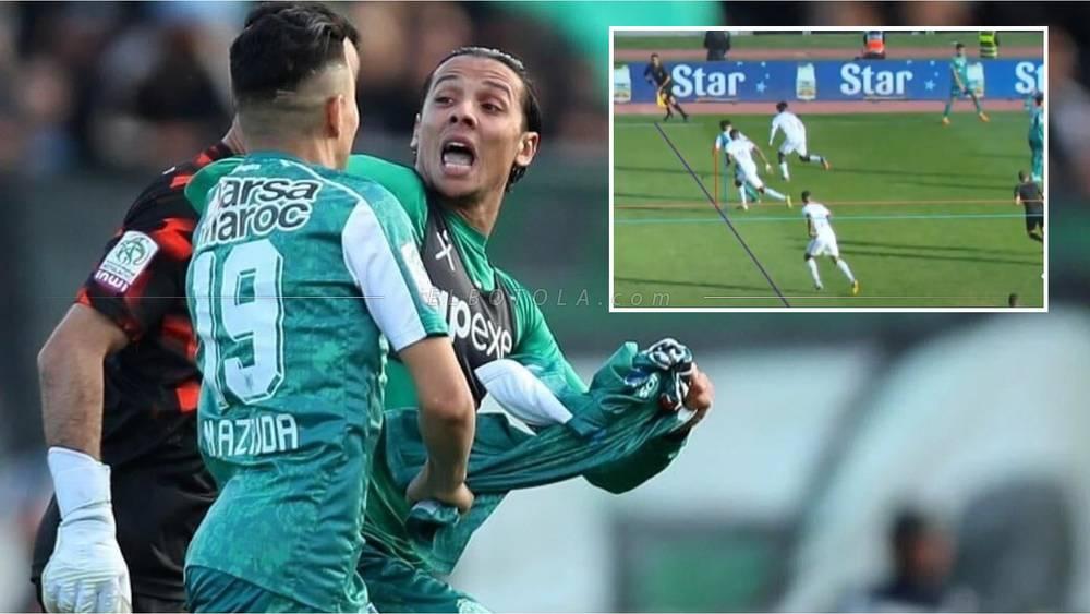 مديرية التحكيم: "هدف الرجاء أمام الجيش الملكي كان صحيحا لأن اللاعبين كانا معا في نفس الخط"