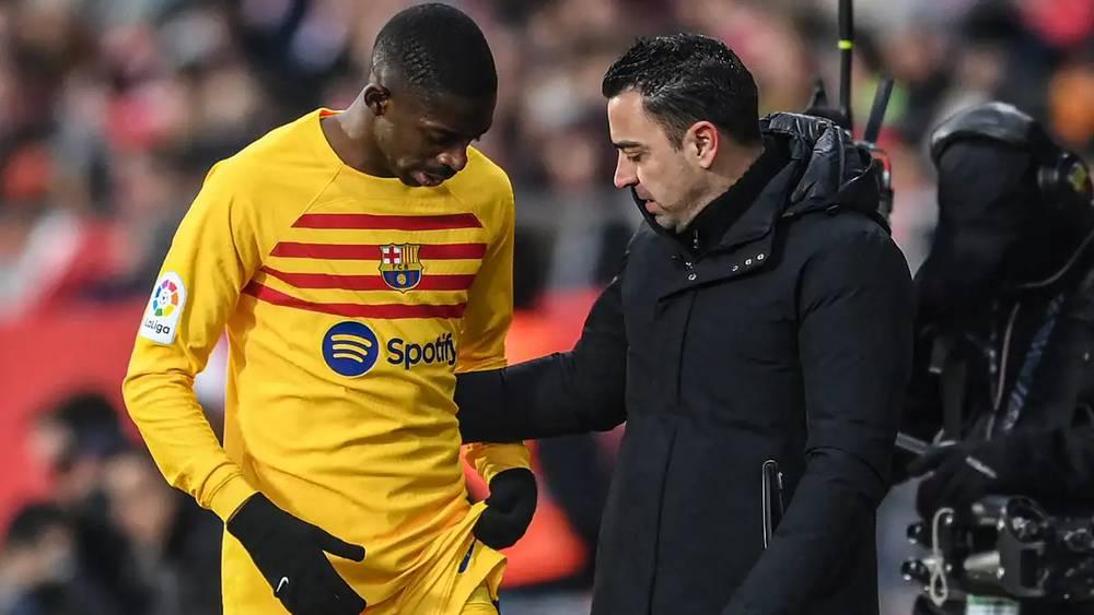 برشلونة يعلن طبيعة إصابة ديمبيلي دون تحديد مدة غيابه