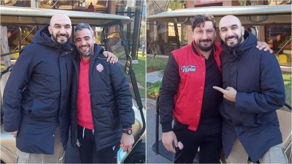 الركراكي يلتقي بأفراد بعثة الوداد في مركب محمد السادس قبل مواجهة الهلال السعودي