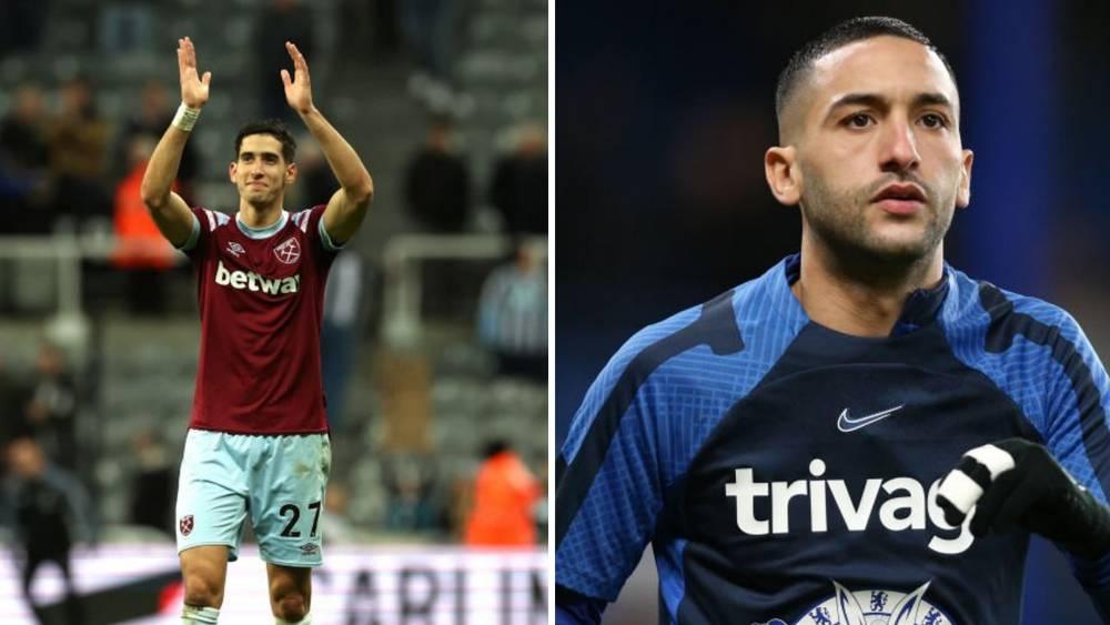 أكرد أساسي وزياش احتياطي في مباراة وست هام وتشيلسي (13:30 غرينيتش +1)