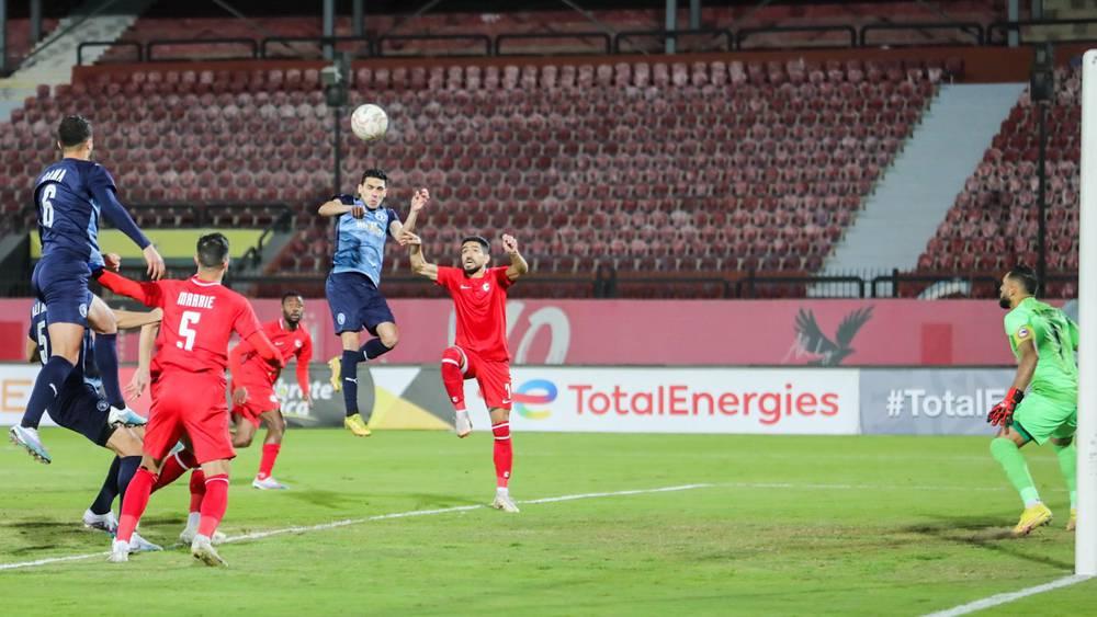 مجموعة الجيش الملكي/ التعادل يحسم مباراة بيراميدز ضد فيوتشر (1-1) في كأس الكونفدرالية