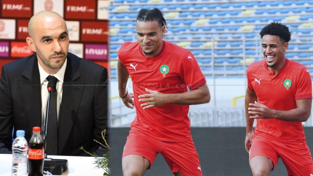 الركراكي: "لا توجد مشاكل بيني وبين الأخوين مايي.. كانا حاضرين في اللائحة الأولية وعليهما مواصلة العمل للتواجد معنا"