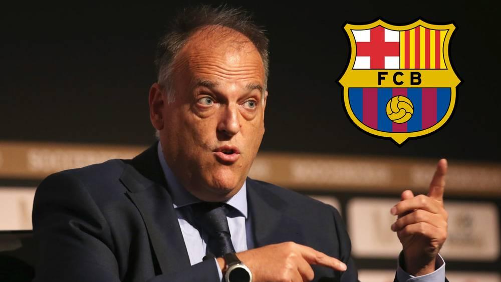 تيباس (رئيس رابطة الدوري الإسباني): "إذا هبط برشلونة إلى دوري الدرجة الثانية لن يحدث أي شيء وسيعود في الموسم التالي"