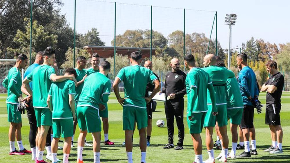 المنتخب المغربي يُجري حصة تدريبية صباحية في إطار تحضيراته لمنازلة البرازيل ودياً