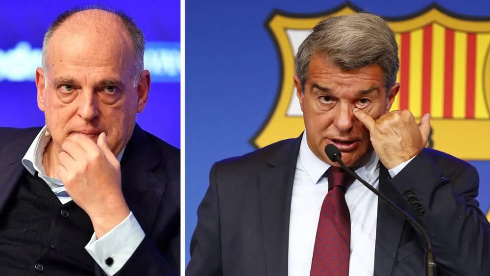 تيباس يطالب بإقالة رئيس برشلونة من الاتحاد الإسباني