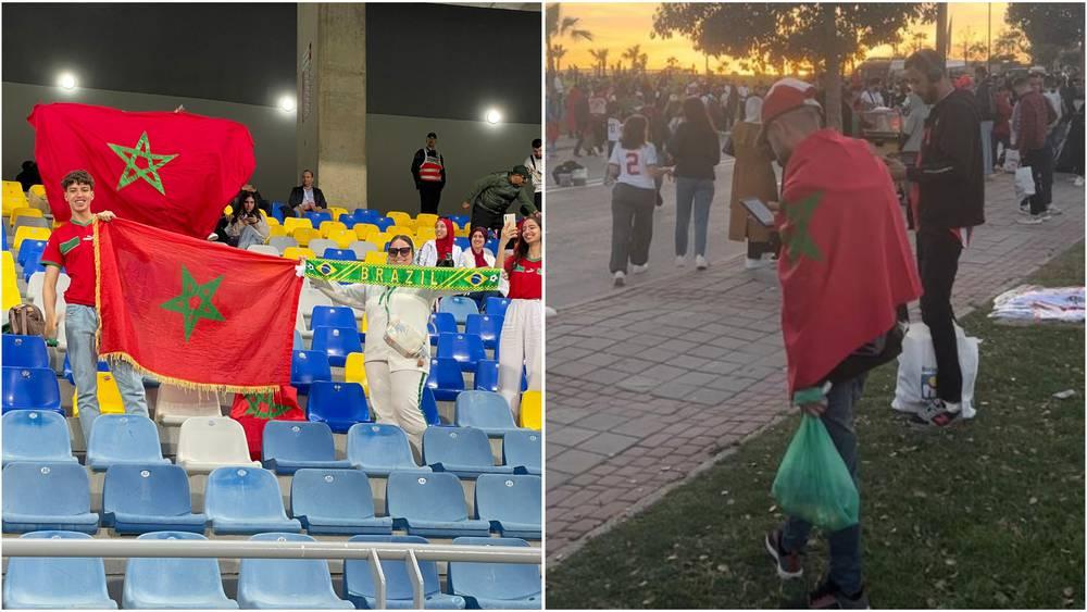 شبكة "UOL" البرازيلية: "يتميز ملعب مباراة المغرب ضد البرازيل بأجواء كأس العالم ومطعم في الهواء الطلق بسبب رمضان"