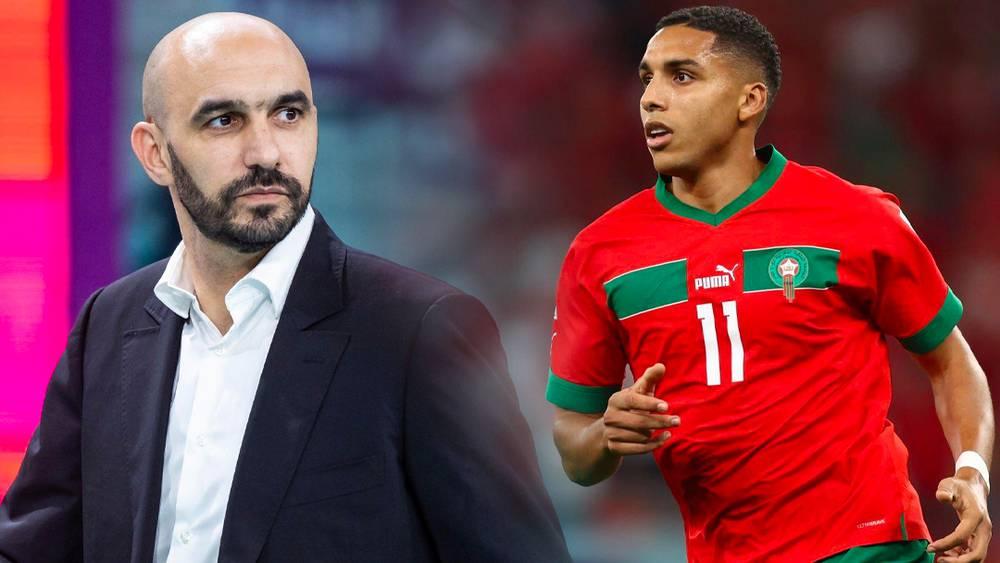 الركراكي: "الصابيري لاعب قوي تكتيكيا.. إنه يشبه أمرابط ولكن موهبته لا زالت لم تنفجر بعد"