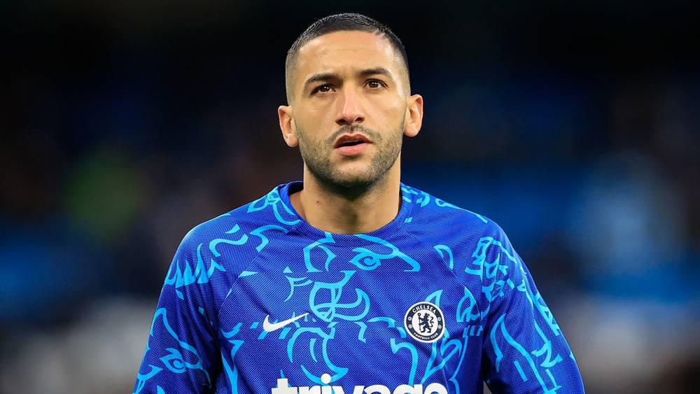 حكيم زياش احتياطي في مباراة فريقه تشيلسي أمام ريال مدريد