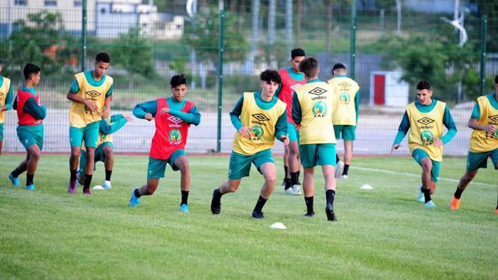 المنتخب المغربي تحت 17 سنة يختتم استعداداته بإجراء آخر حصة تدريبية تأهبا لمواجهة نيجيريا