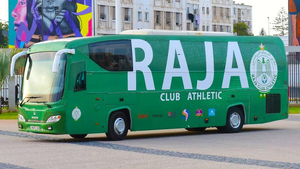 الرجاء توجه لفاس صباح اليوم بعد المبيت في الرباط عبر حافلة مُكتراة بدل حافلة النادي لأسباب خاصة!