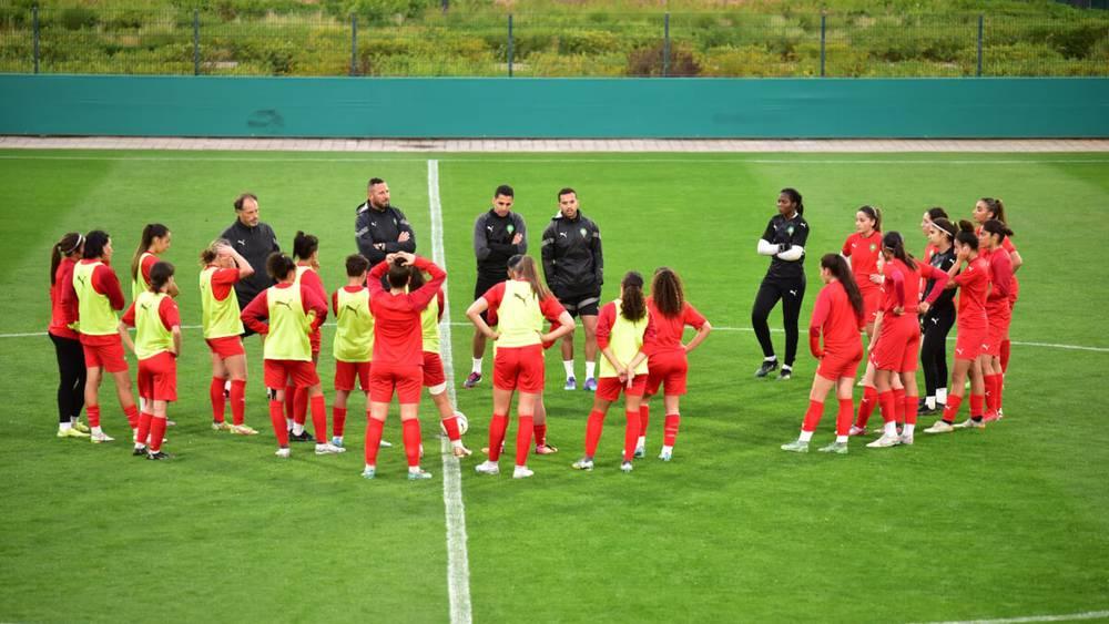 Mountakhab U23 (F) - Les Lioncelles en stage de préparation.