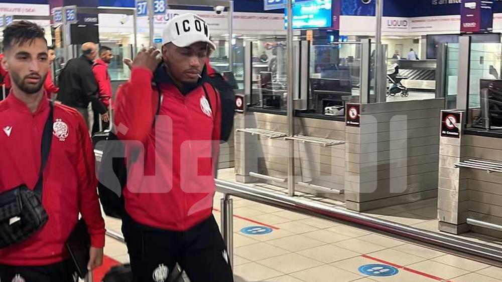 بعثة الوداد تصل قبل لحظات إلى بريتوريا الجنوب أفريقية تأهبا لملاقاة ماميلودي سان داونز