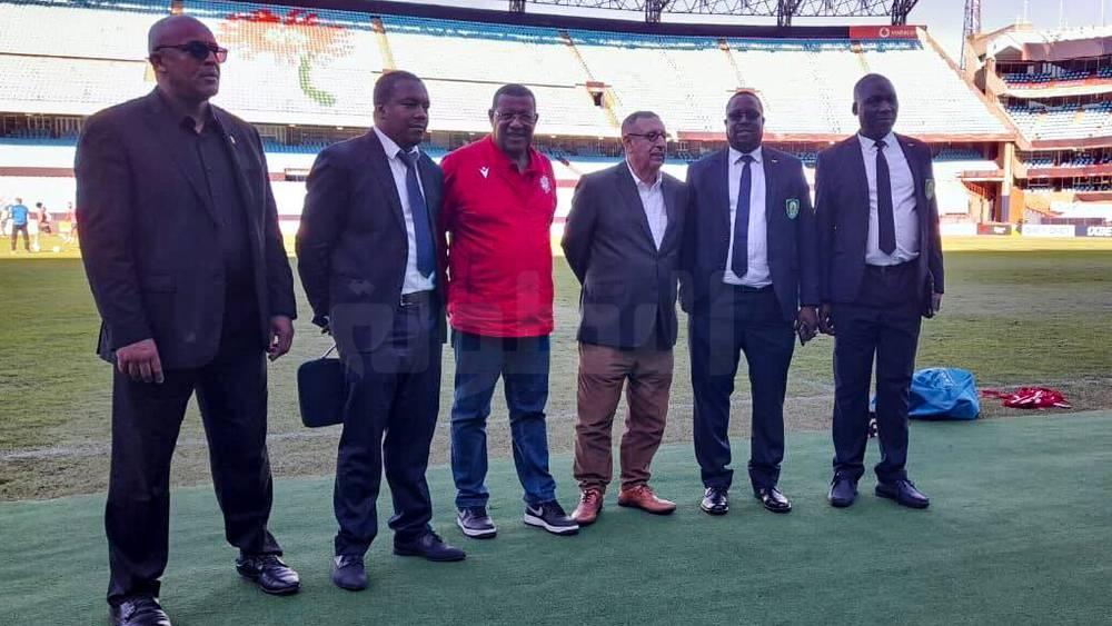 سفير المغرب في جنوب أفريقيا يزور بعثة الوداد قبل مواجهة سان داونز