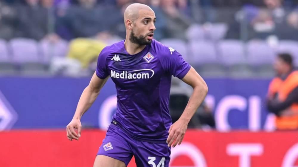 أمرابط يتصدر قائمة فيورنتينا لمواجهة الإنتر في نهائي كأس إيطاليا