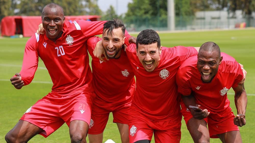 الوداد يواصل استعداداته لمواجهة الأهلي في إياب نهائي عصبة الأبطال بحصة تدريبية جديدة