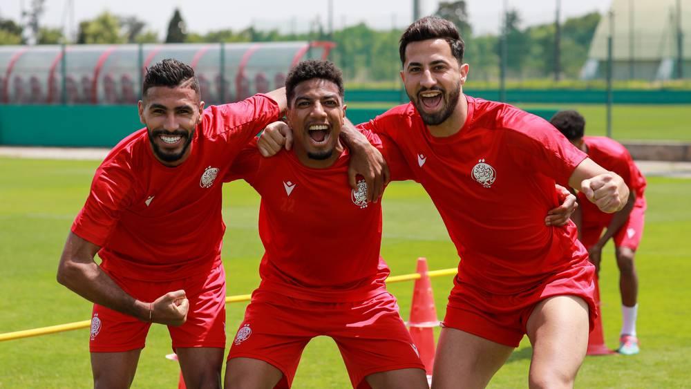 الوداد يختتم تحضيراته في ملعب العربي الزاولي تأهبا لمواجهة الأهلي المصري