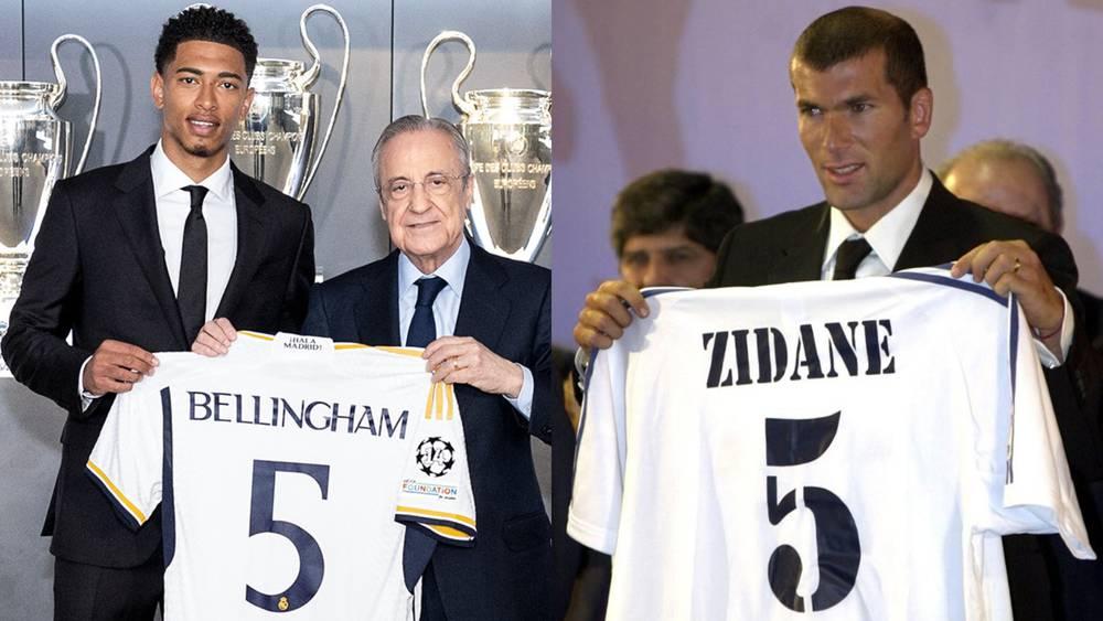 بيلينغهام: "جئت لأكبر نادٍ في التاريخ واخترت الرقم 5 لأنني معجب بما قدمه زيدان"