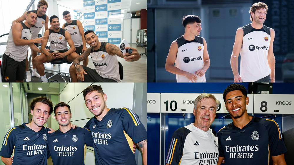 انطلاق تحضيرات برشلونة وريال مدريد للموسم الجديد 2023-2024