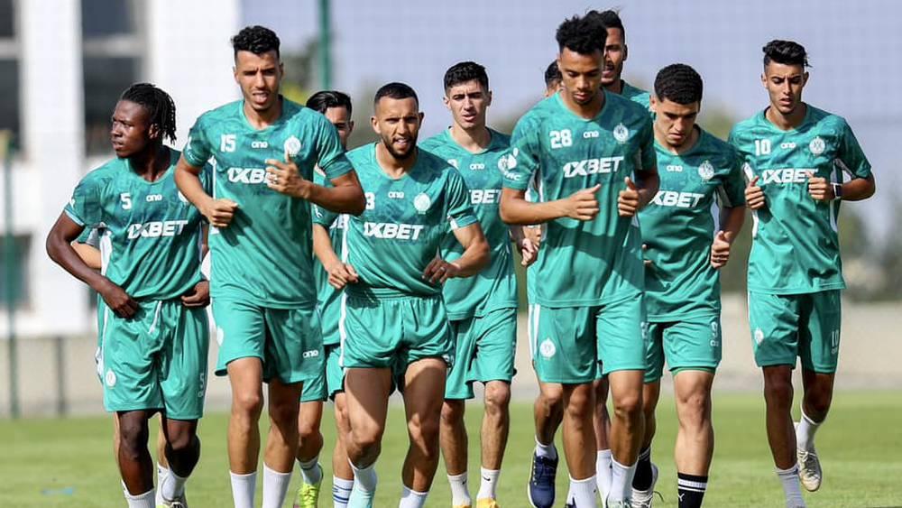 الرجاء يجري آخر حصصه التدريبية تأهبا لمواجهة الكويت الكويتي في البطولة العربية