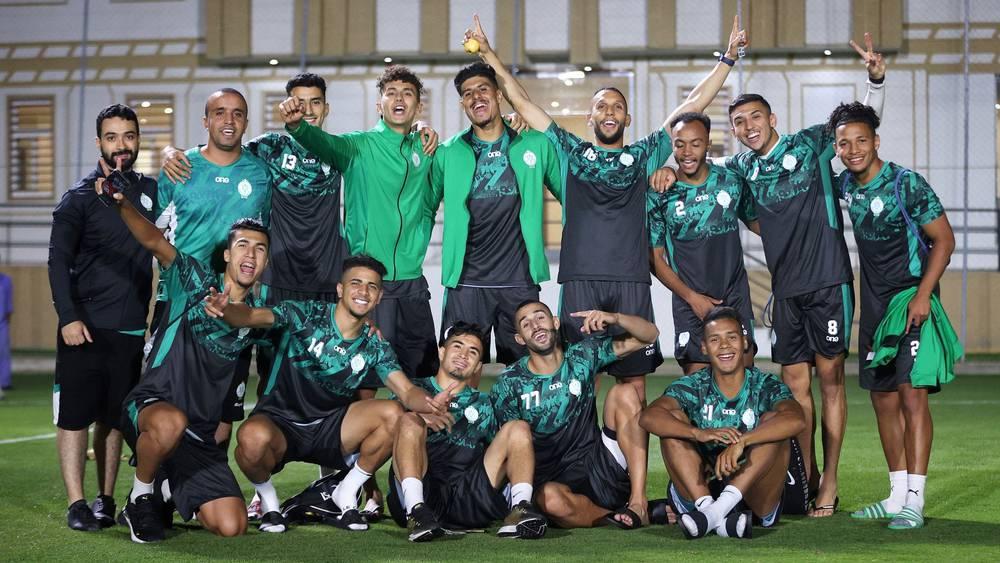 الرجاء يباشر استعداداته لمواجهة النصر بإجراء حصة تدريبية مغلقة عشية يومه الجمعة