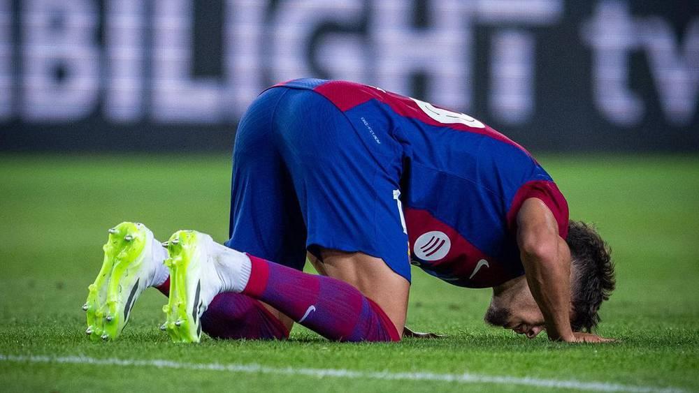 الزلزولي بعد توقيعه هدفا في مباراة برشلونة وتوتنهام: "الحمد لله"