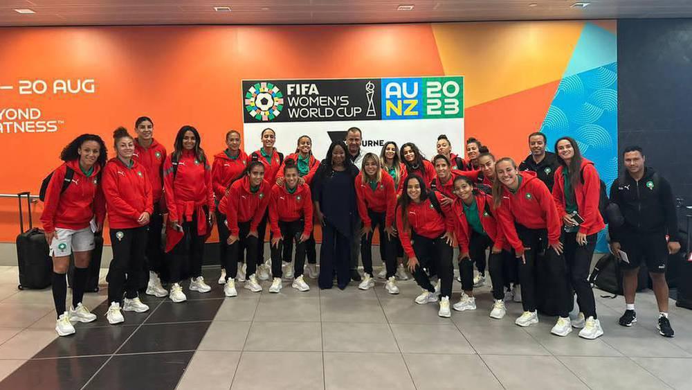 Mountakhab (F) - Une célébration émouvante à l'aéroport Mohammed V