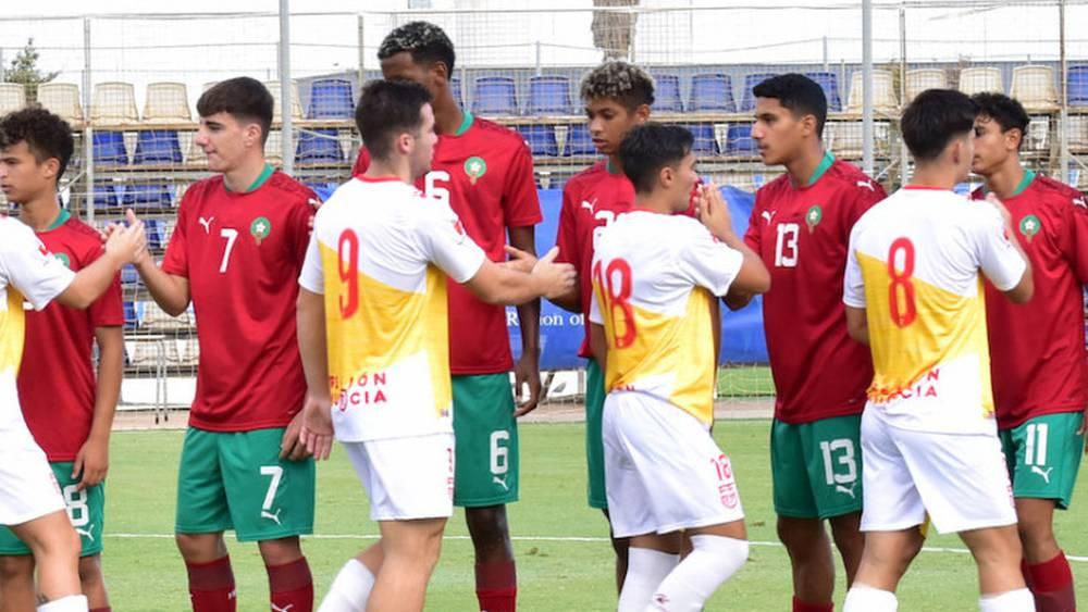 Mountakhab U17 - Le Maroc l'emporte face à l'Espagne U19 d'Olympic Talent
